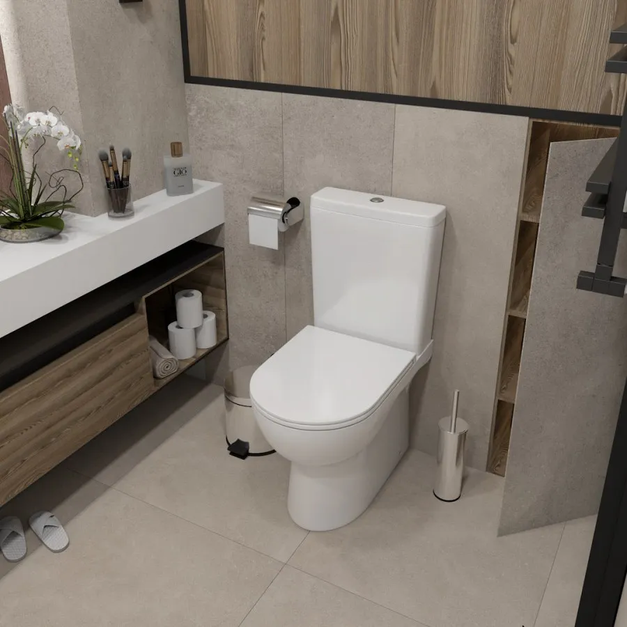 Унитаз напольный Maretti Sofia безободковый с микролифтом, SF10NBM50-844, белый