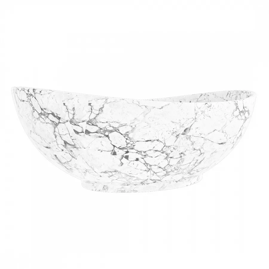 Раковина чаша Maretti EN13NS48-740MR, белый мрамор