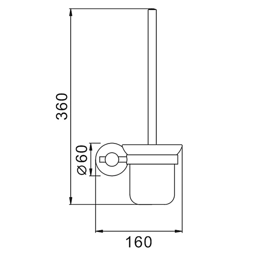 Ершик для унитаза FRAP F30210,