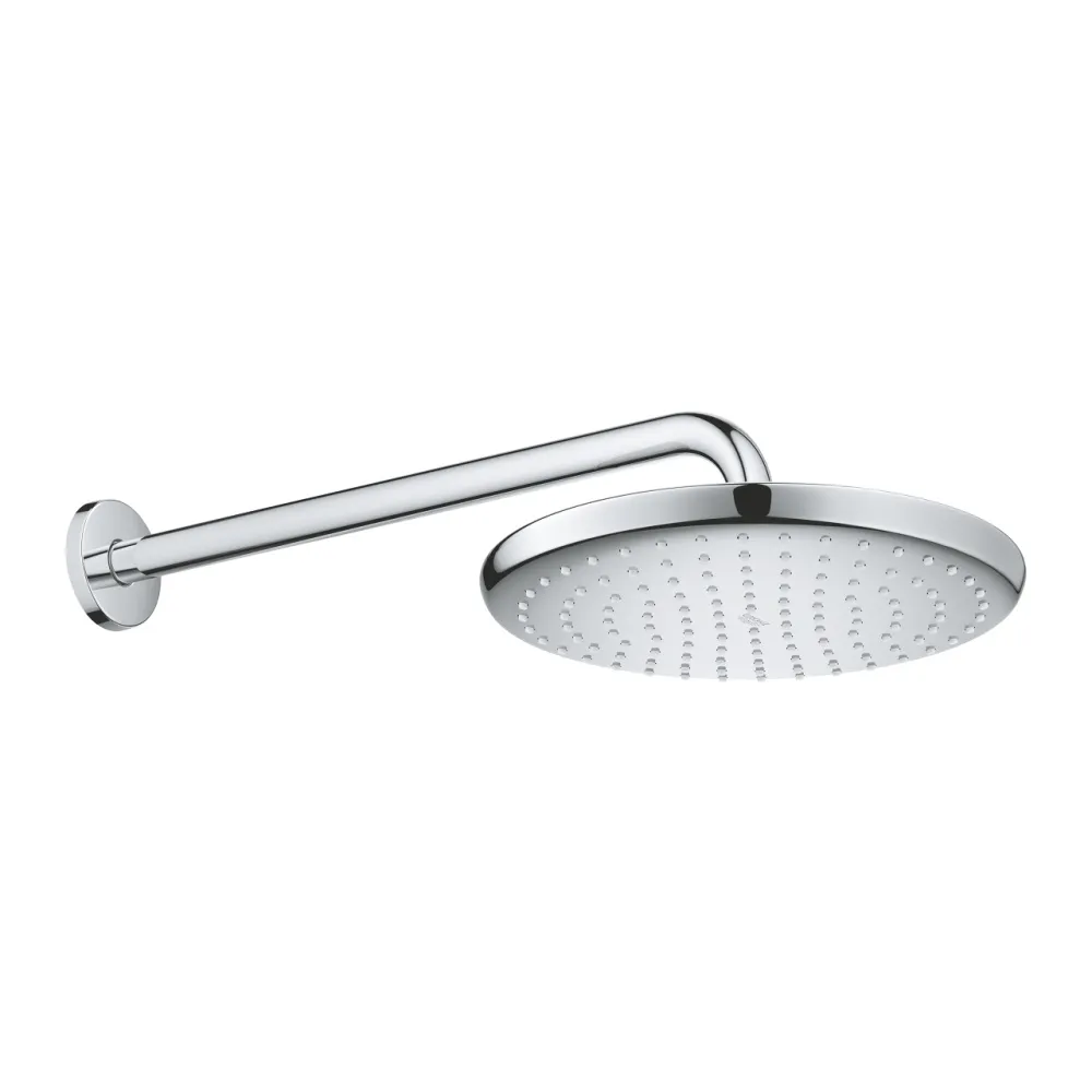 1000190 Набор GROHE Tempesta: верх душ 250 с душ кроншт 380 мм (26668000), смесит BauEdge (29079001), набор с руч душем, излив для ванны 170 мм, хром