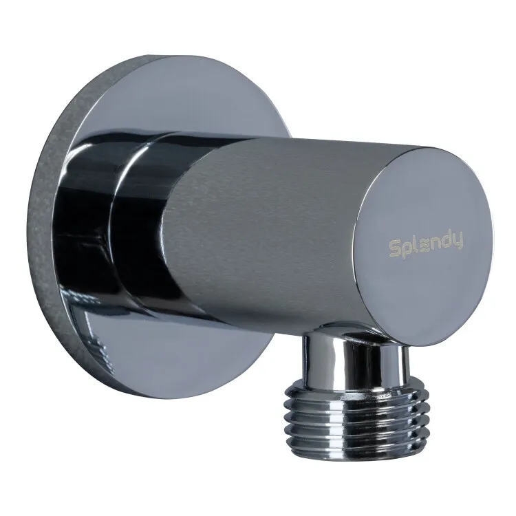 Шланговое подсоединение Splendy круглый отражатель без держателя хром (AA215NRLCR)