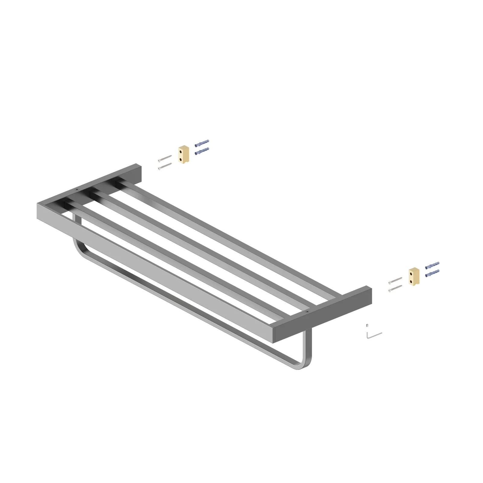 Полка для полотенец Timo Petruma черное золото (15258/18)