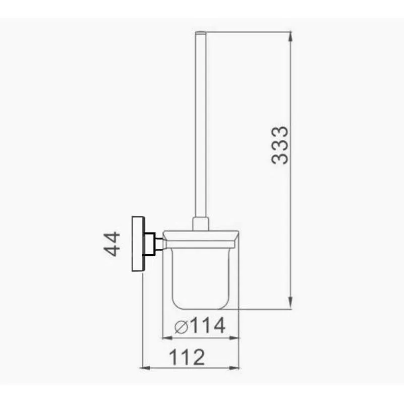 Ершик D-Lin D273222, черный
