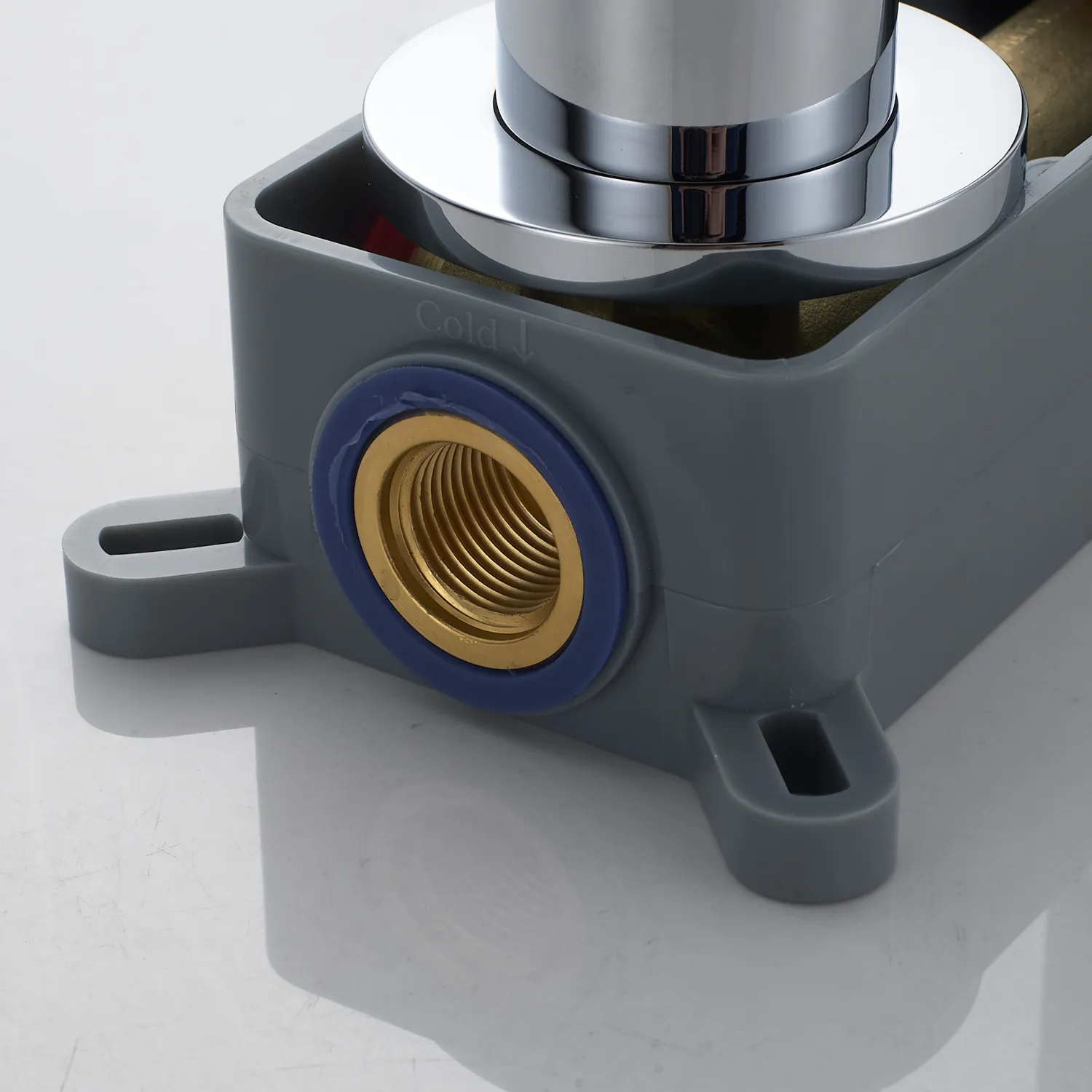 Смеситель для раковины встраиваемый Shevanik S4341, хром