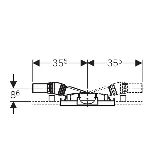 Сифон для душа Geberit CleanLine Duofix механизм (111.591.00.1)