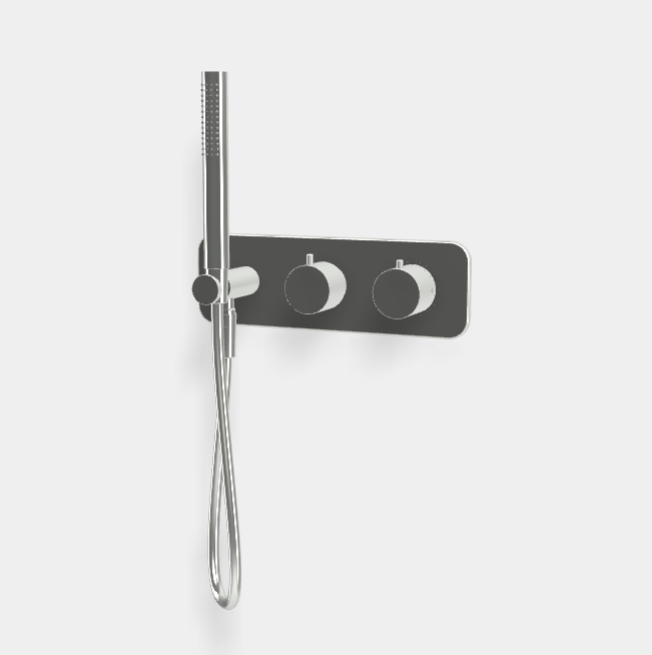 Смеситель для душа Fima Carlo Frattini Fimatherm, на 2 потребителя, хром (F3149WX3CR)