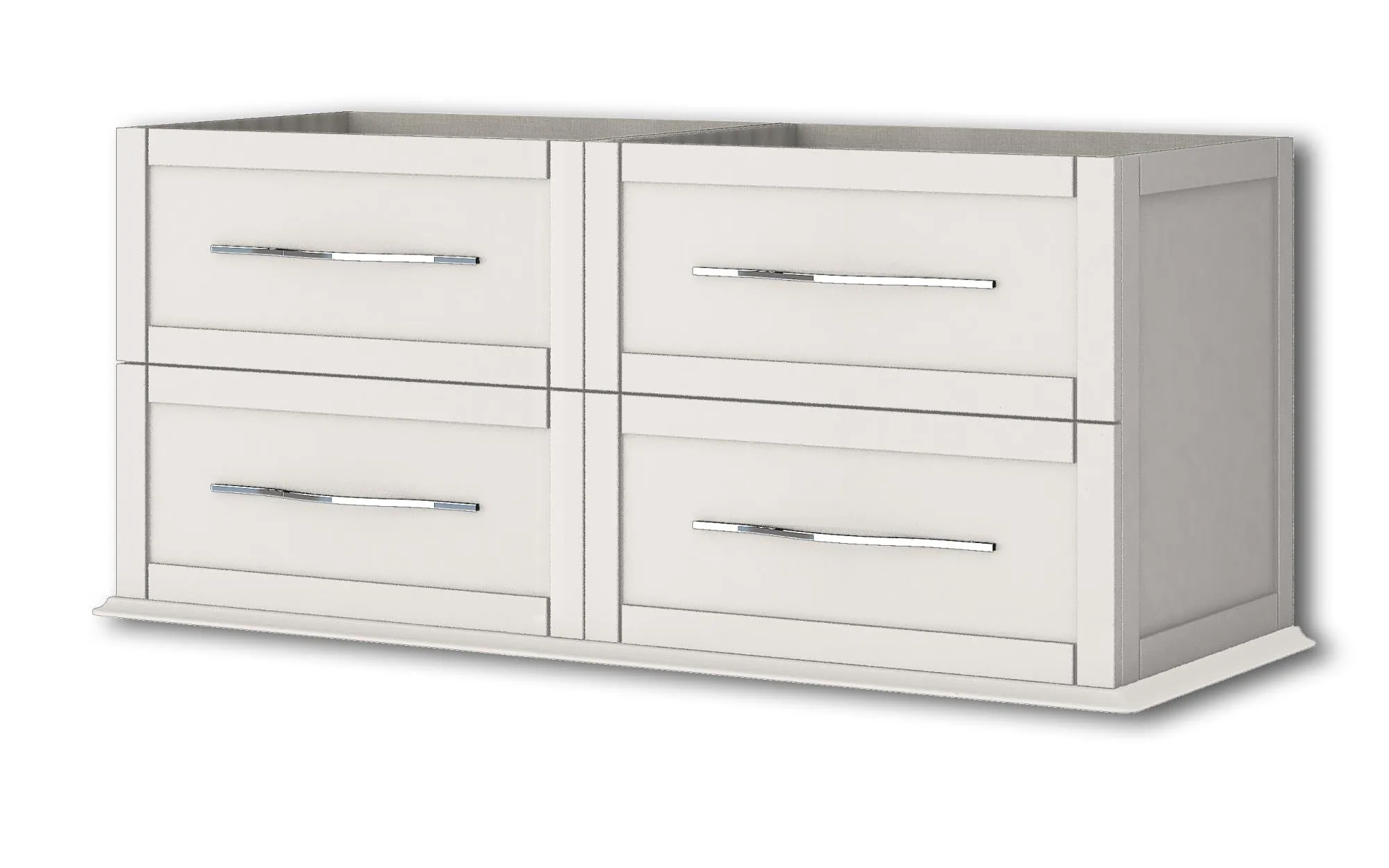 База под раковину Cezares Tiffany 1200х460х550, Bianco Opaco (54954)