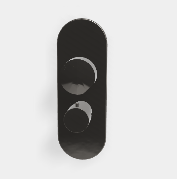 Смеситель для душа Fima Carlo Frattini So, хром черный (F3189X7CN)