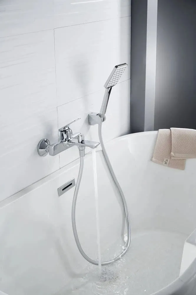 Смеситель для ванны Knotlor KN-71, хром