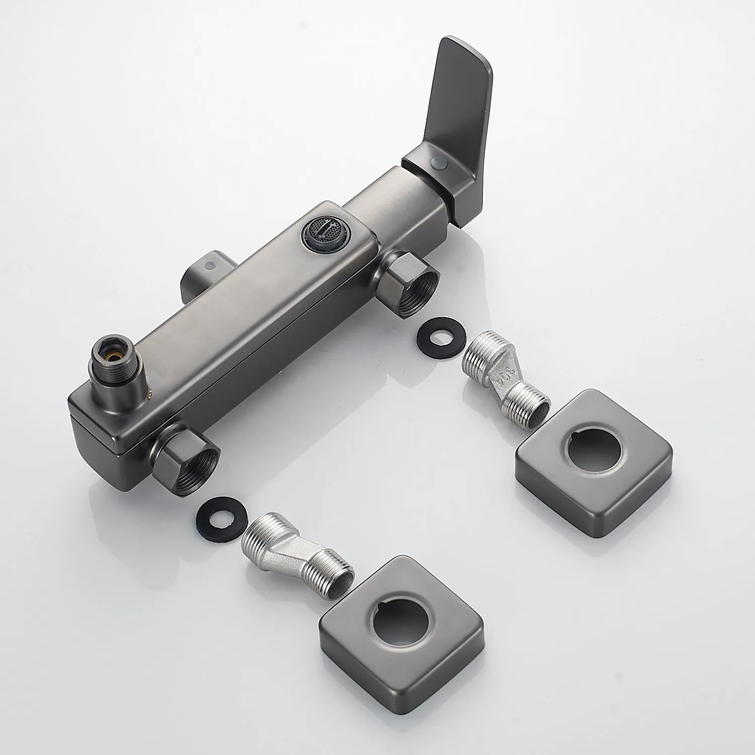 Душевая система Raffine F3699T, оружейная сталь