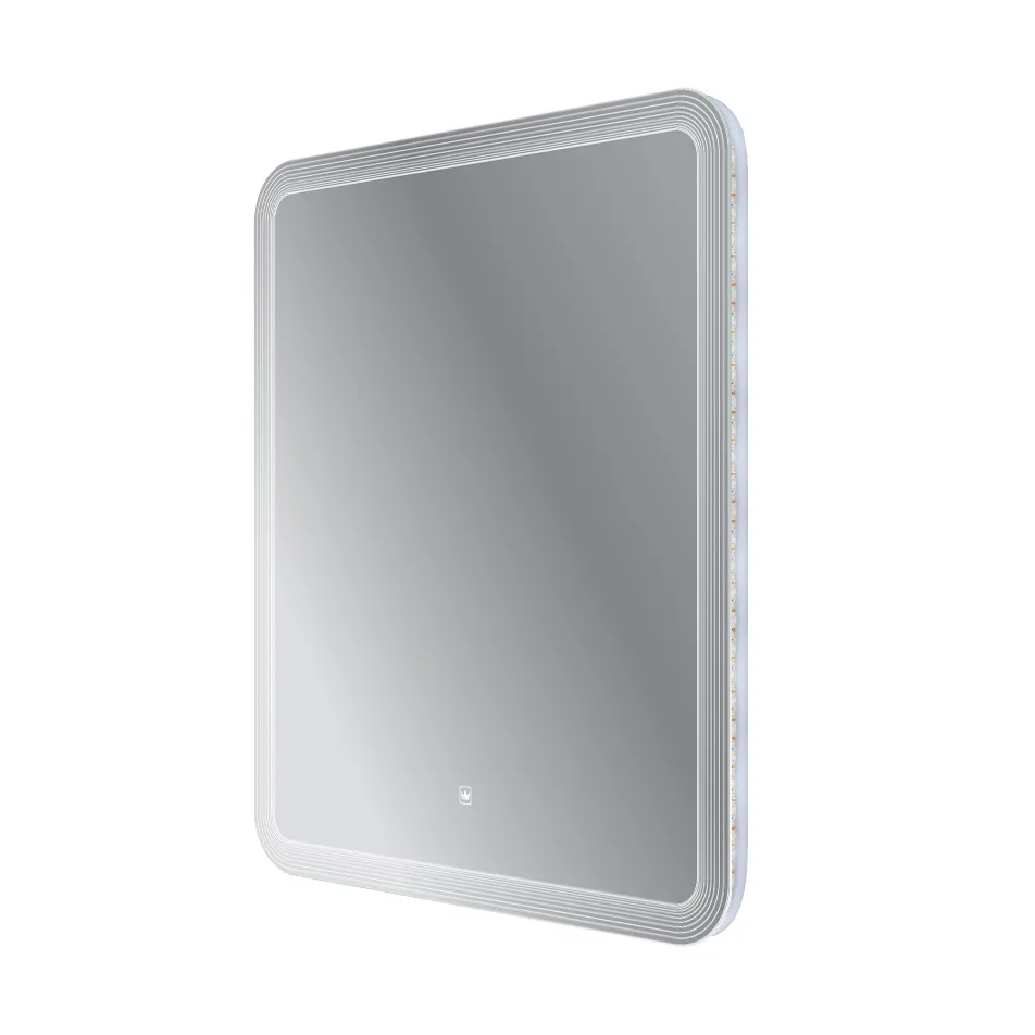 Зеркало с лазерной гравировкой и подсветкой Cezares Duet 800x800x30 (CZR-SPC-DUET-800-800-LED-TCH)