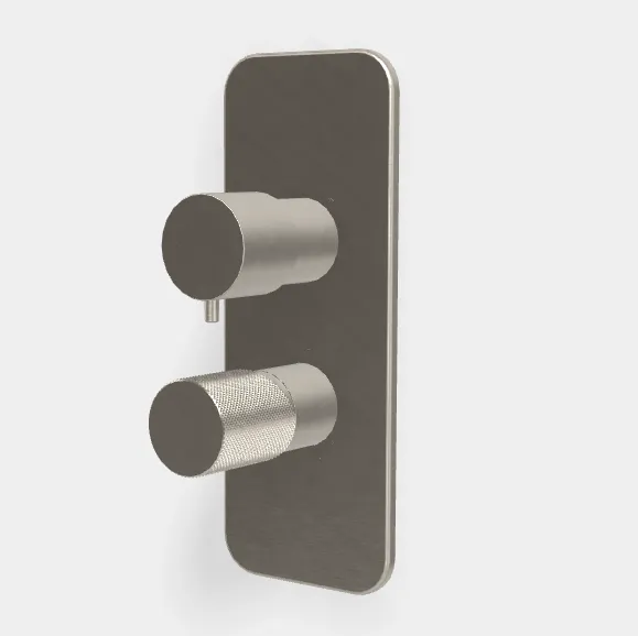 Смеситель для душа Fima Carlo Frattini Spillo Tech, G Collection, на 2/3 потребителя, никель брашированный (F3039TX6GSN)