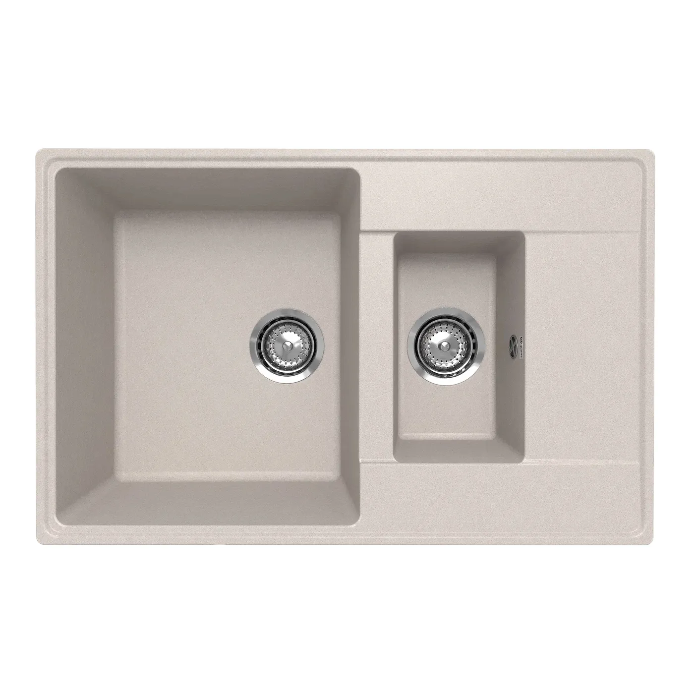 Кухонная мойка Ulgran Quartz Prima 780 1,5 K-10, песок