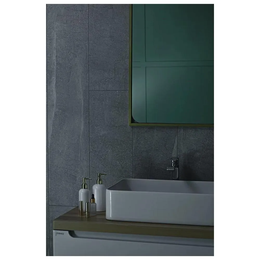 Зеркало Silver Mirrors Hanna 500х1000 (металлическая рама, цвет золото)