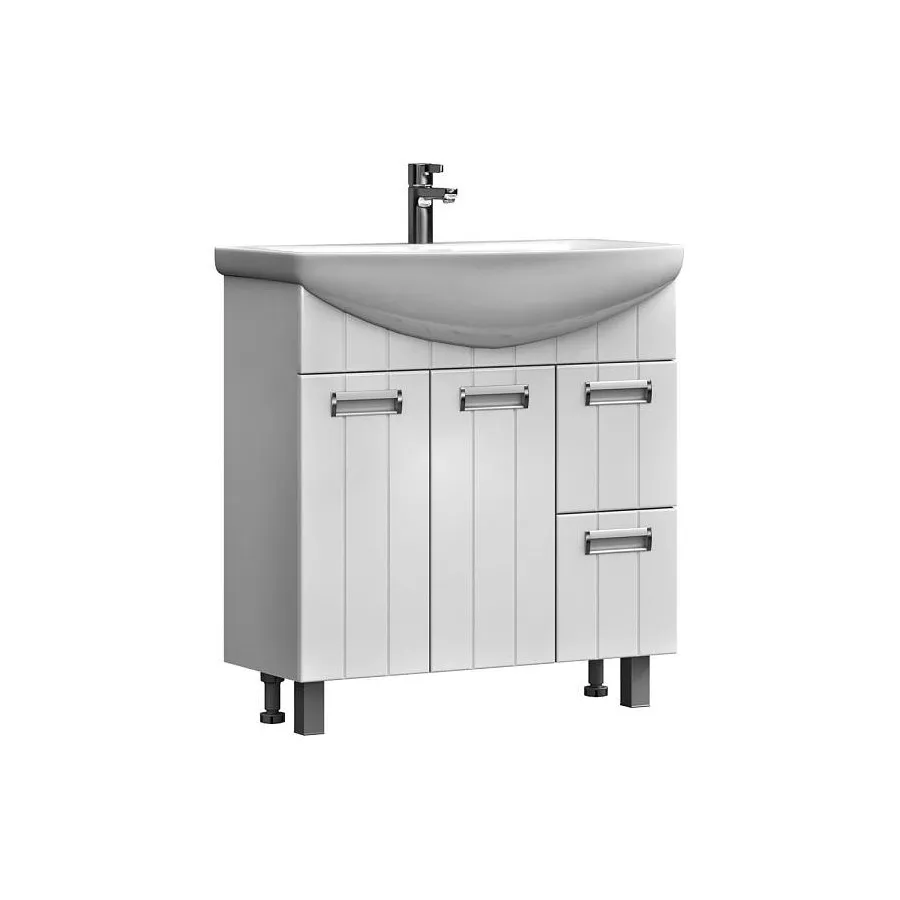 Тумба с раковиной напольная VIGO Diana tn.DIA.BAL.80.2D.2Y, 80 см