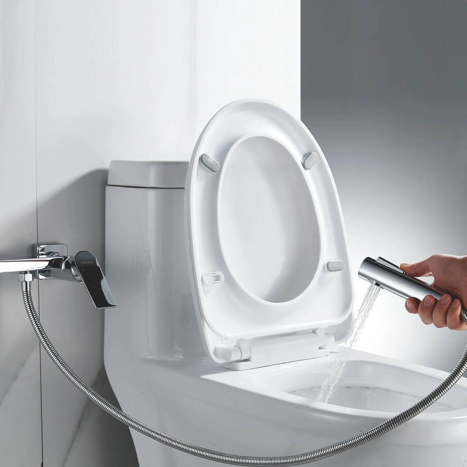 Гигиенический душ со смесителем Shevanik S4105-1, хром