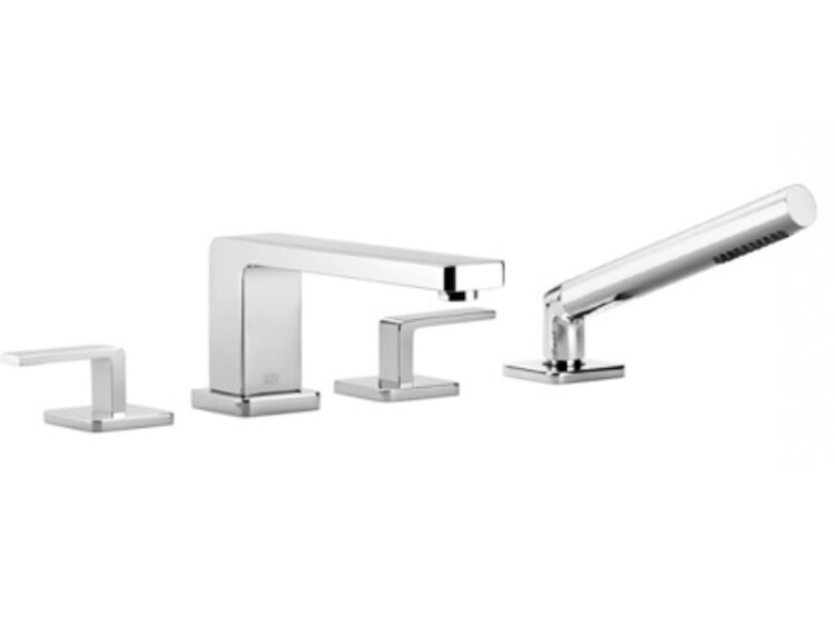 Смеситель для ванны и душа Dornbracht Lulu, платина матовая (27.512.710.06)