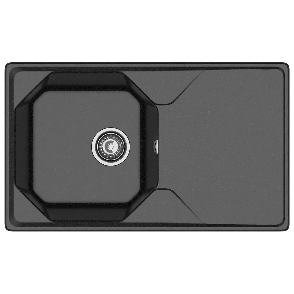 Кухонная мойка GranFest UNIQUE 840L, черный