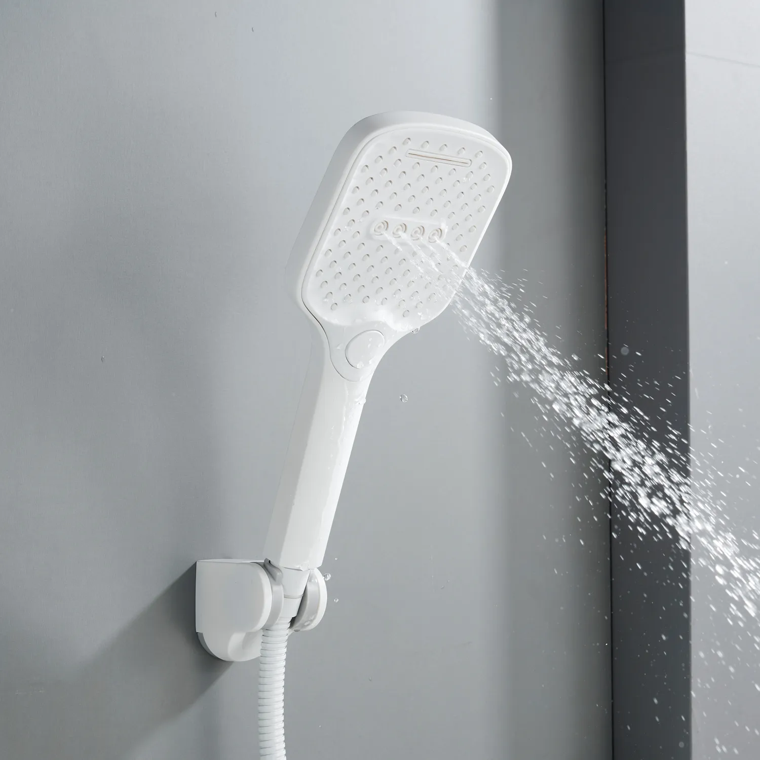 Смеситель для ванны Shevanik S4102C, белый