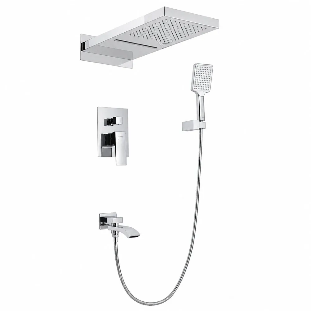 Душевая система встраиваемая GAPPO G7107-70, хром