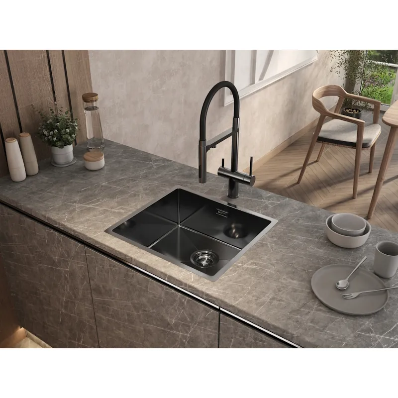 Кухонная мойка Grandex Aqua Proline 5040603, графит