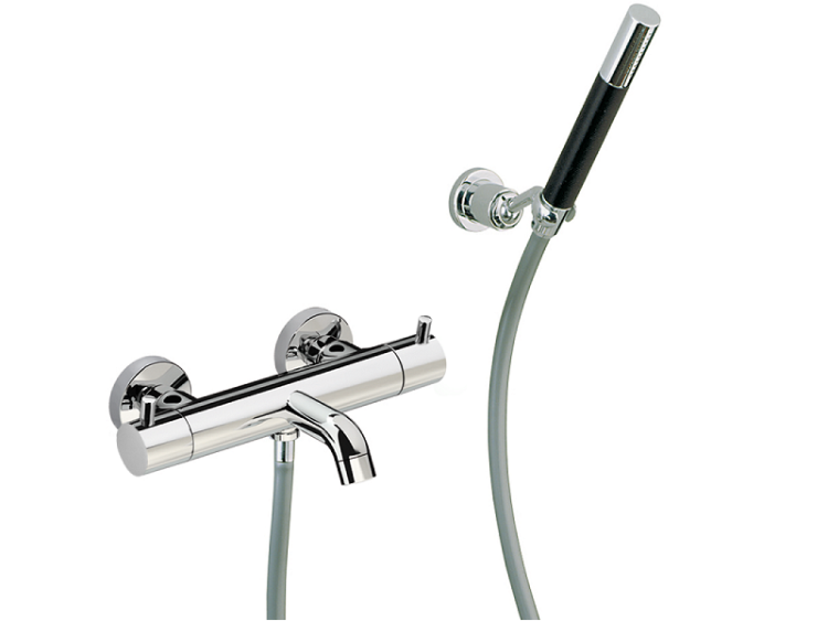 Смеситель для ванны и душа Cisal Nuova Less, Matt Black (LND2301640)