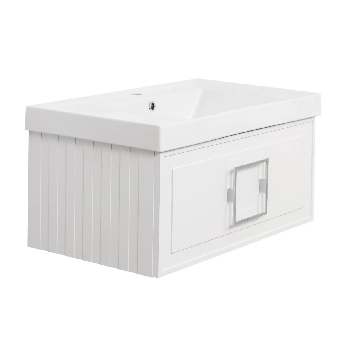 Тумба под раковину подвесная La Fenice Cubo FNC-01-CUB-B-80, белая