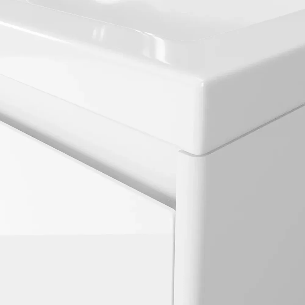 Тумба с раковиной подвесная Velvex Klaufs tp.KLA.COM.80.2Y, 80 см