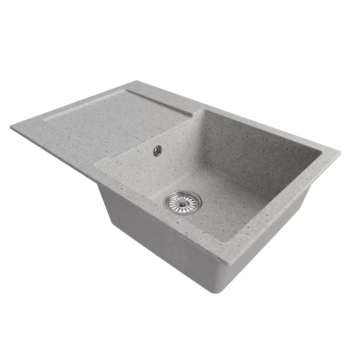 Мойка MIXLINE ML-GM31 с крылом  серая (310) 770*500*190мм NEW (552191)