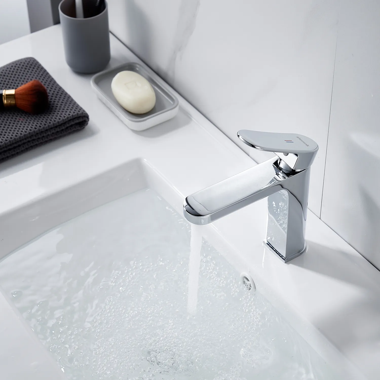 Смеситель для раковины Shevanik S4501, хром