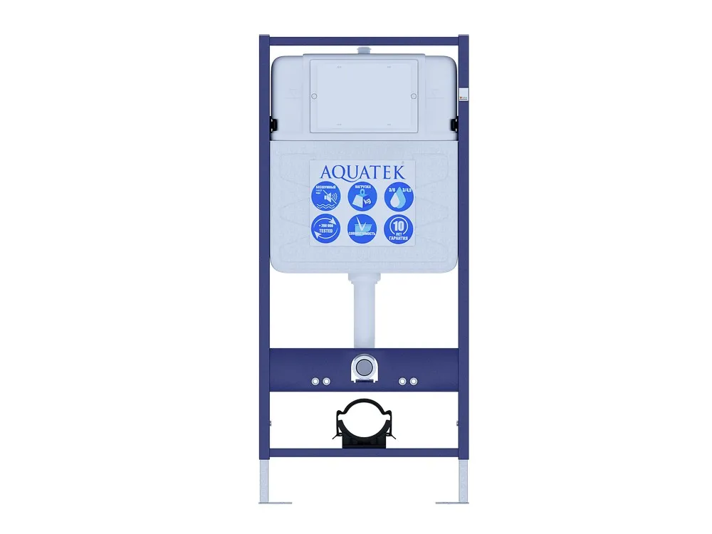 SET AQUATEK ГЕЛИОС KKI2 (рама AQUATEK Standard INS-0000012(без клавиши)+кпереж KKI-0000002+унитаз AQ1993T-00 ГЕЛИОС + с тонким сиденьем soft-close