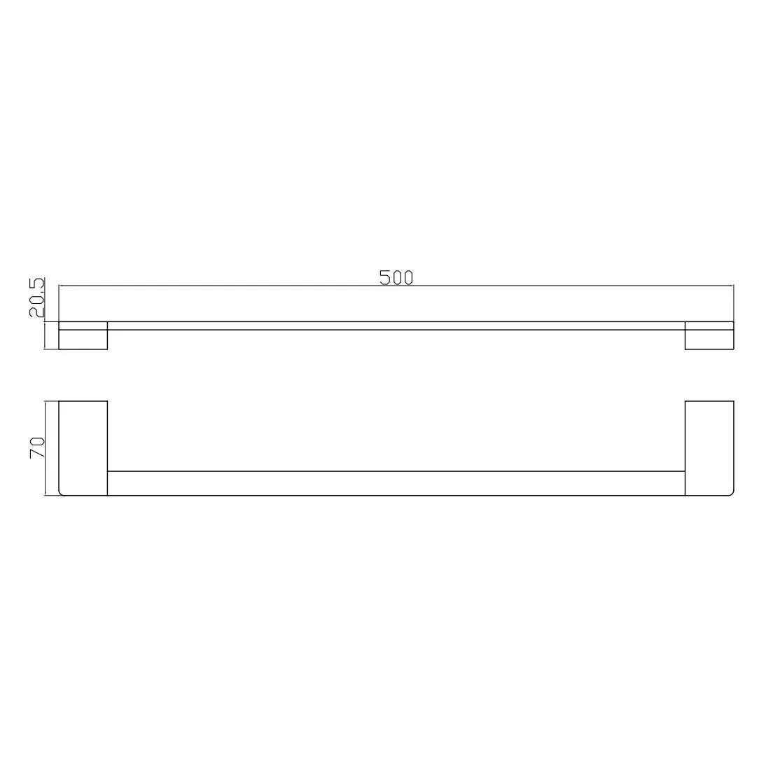 Полотенцедержатель Rav Slezak NIL NLA0701/50, хром