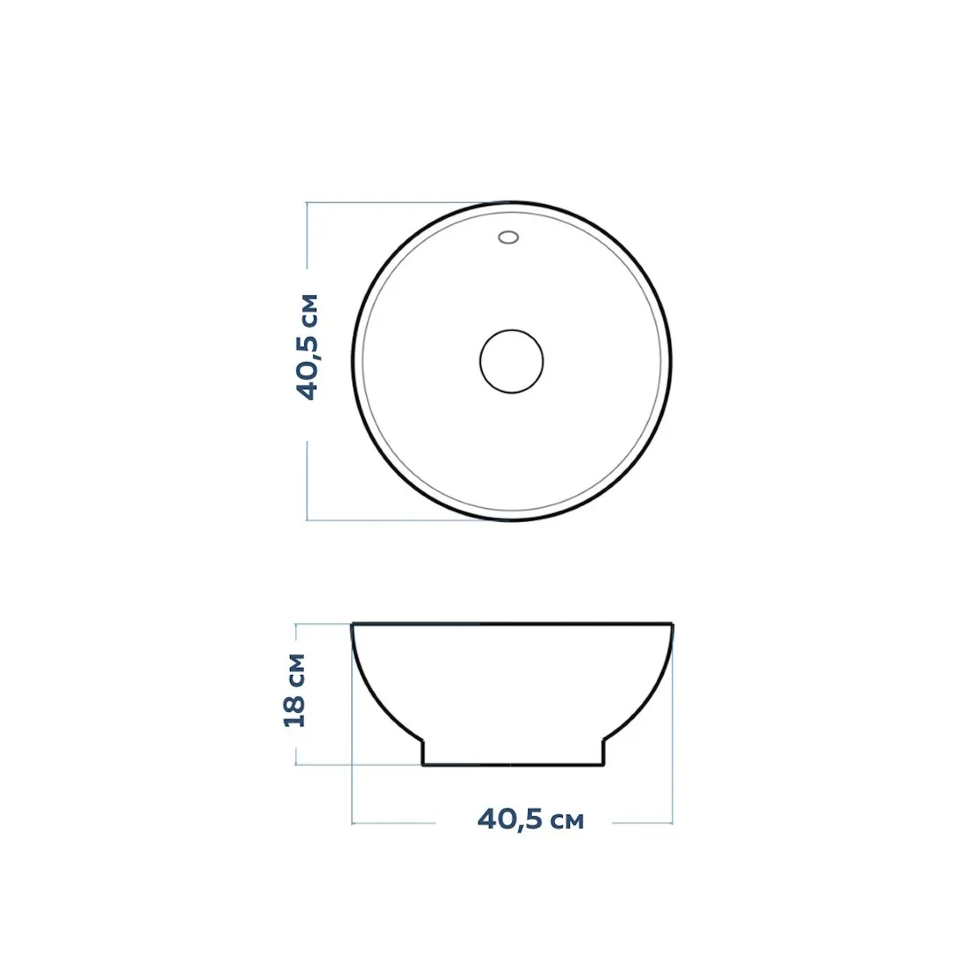 Раковина чаша Maretti EA13NS92-844, белая