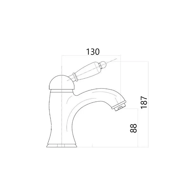 Смеситель для раковины Maretti Avorio AV32RF53, бронза