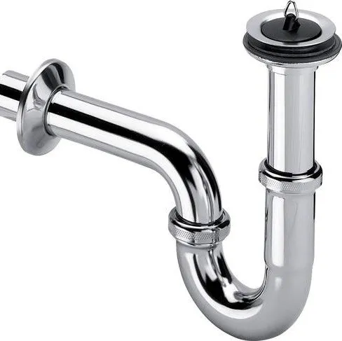 Сифон для раковины трубчатый Viega Sifon 5612, хром (111298)