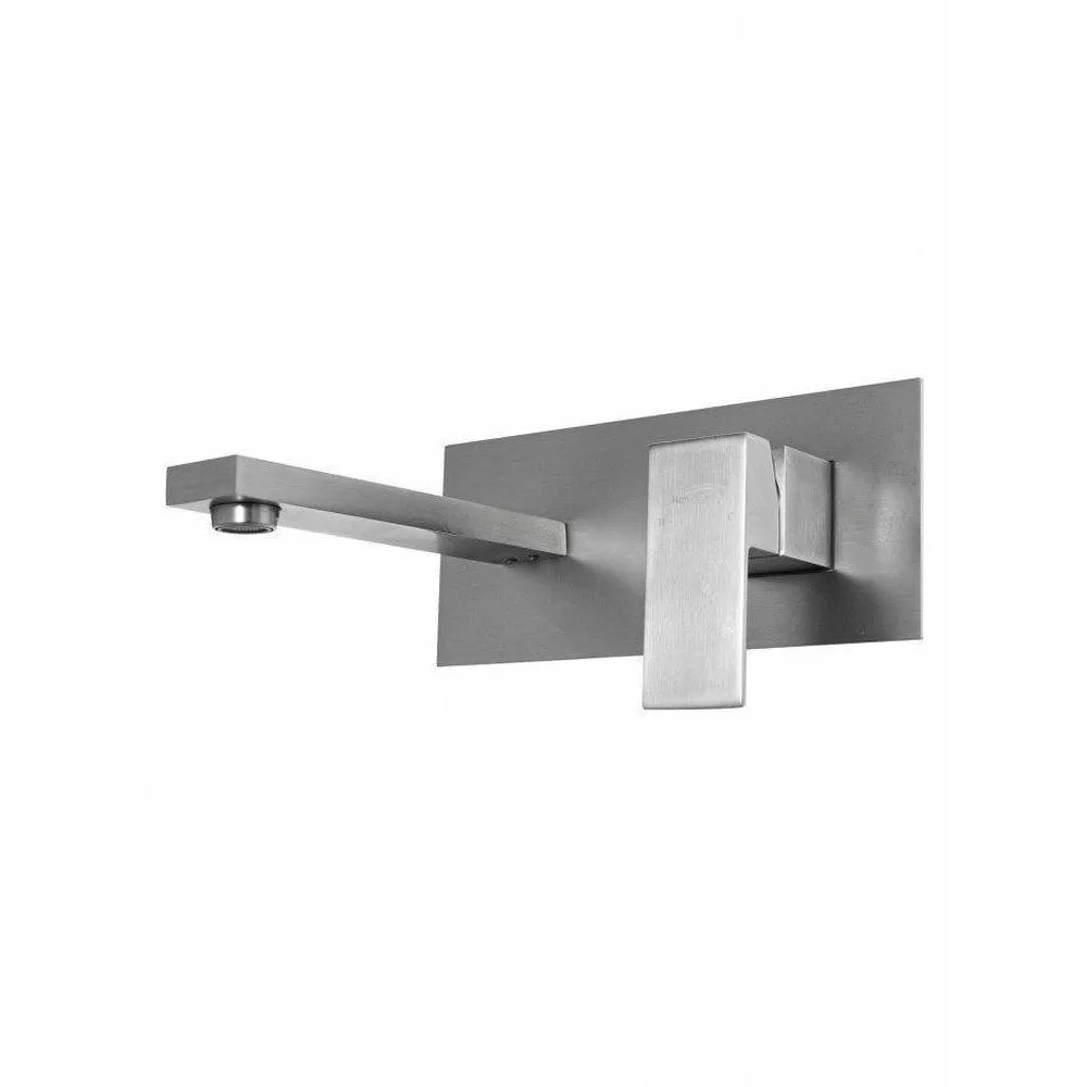 Смеситель для раковины встраиваемый Hansberge H688BG, графит