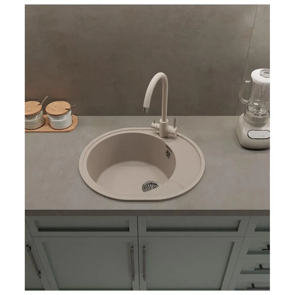 Кухонная мойка GranFest URBAN 857L, песочный