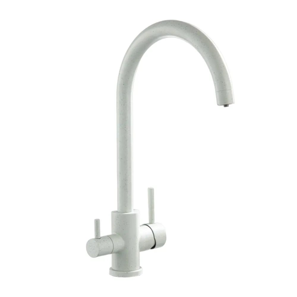 Смеситель для кухни с подключением фильтра FRAP F43899-42, серый