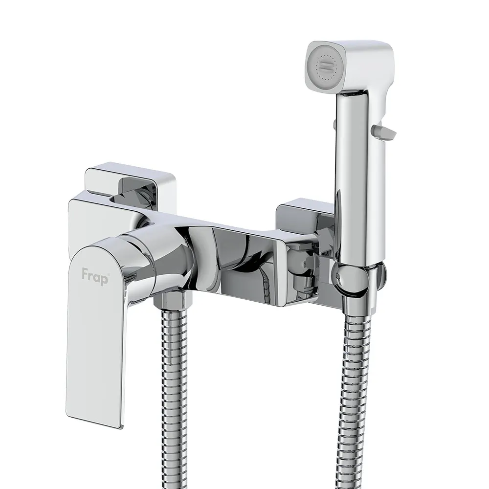 Гигиенический душ со смесителем FRAP F2071, хром