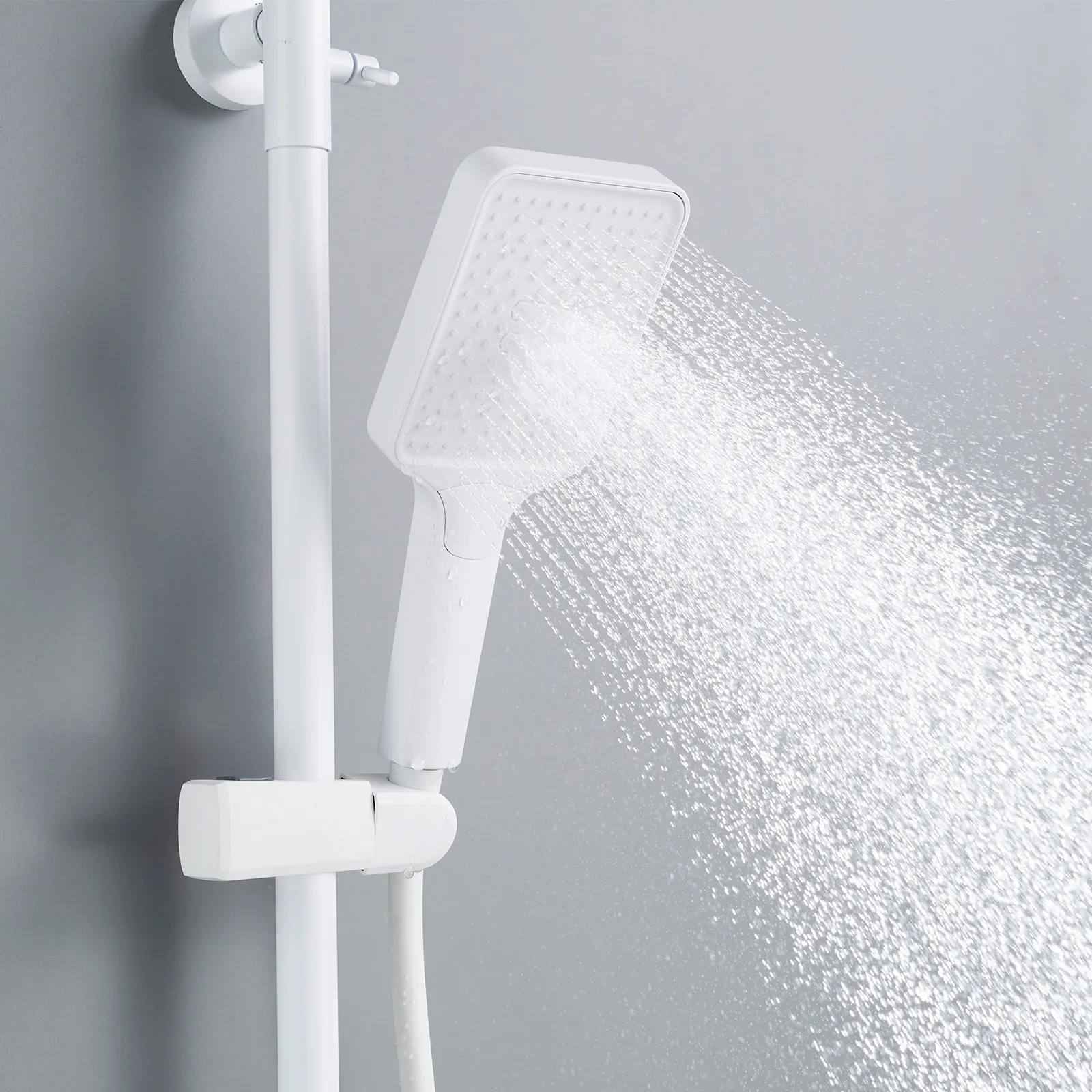 Душевая система Shevanik S4436C, белый