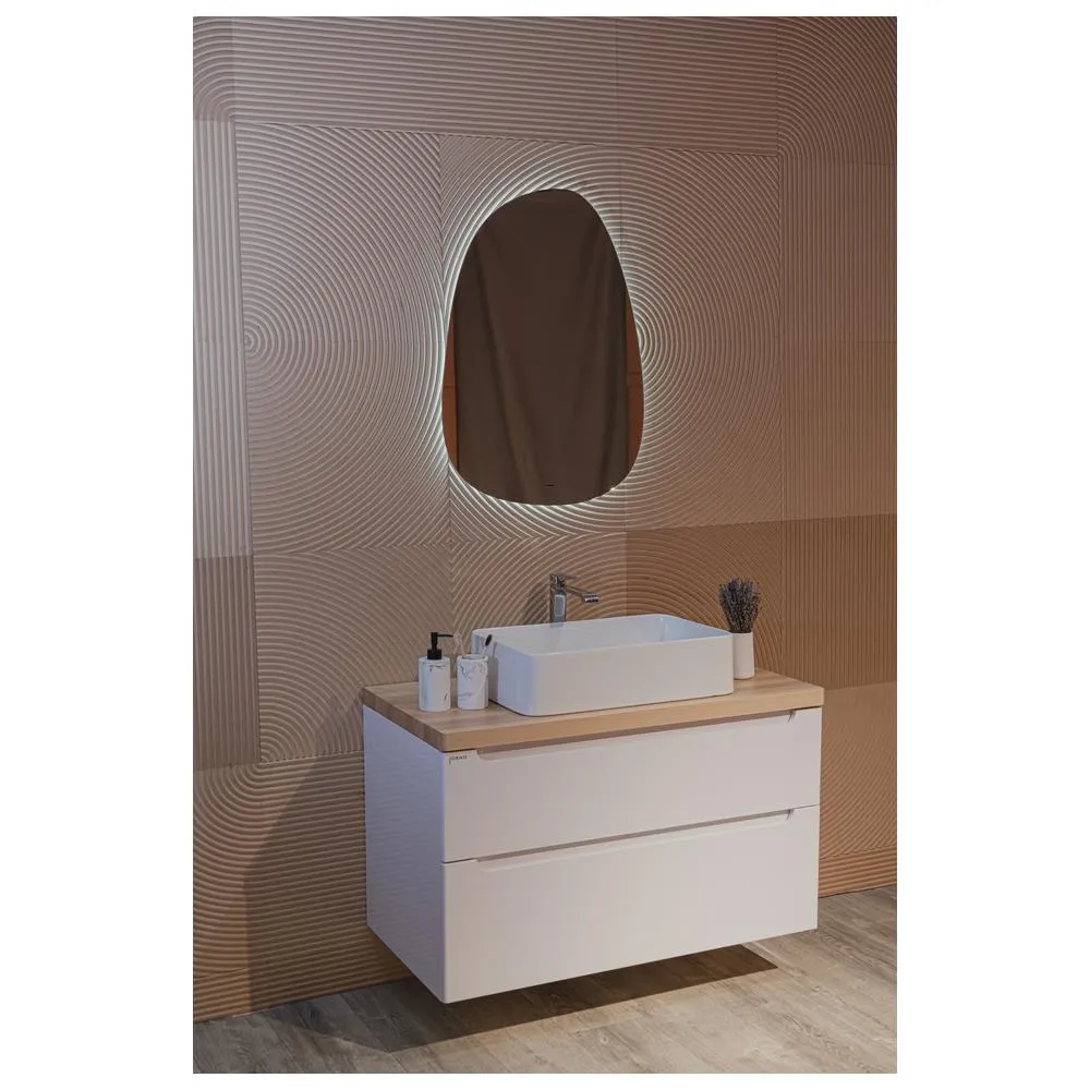 Зеркало Silver Mirrors Molecula-Lite 569х796 (открытая подсветка, бесконтактный сенсор)