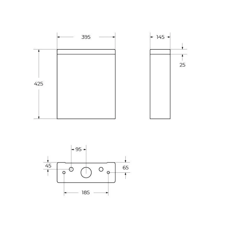 Бачок BelBagno Ardente-R, белый (BB02093T)