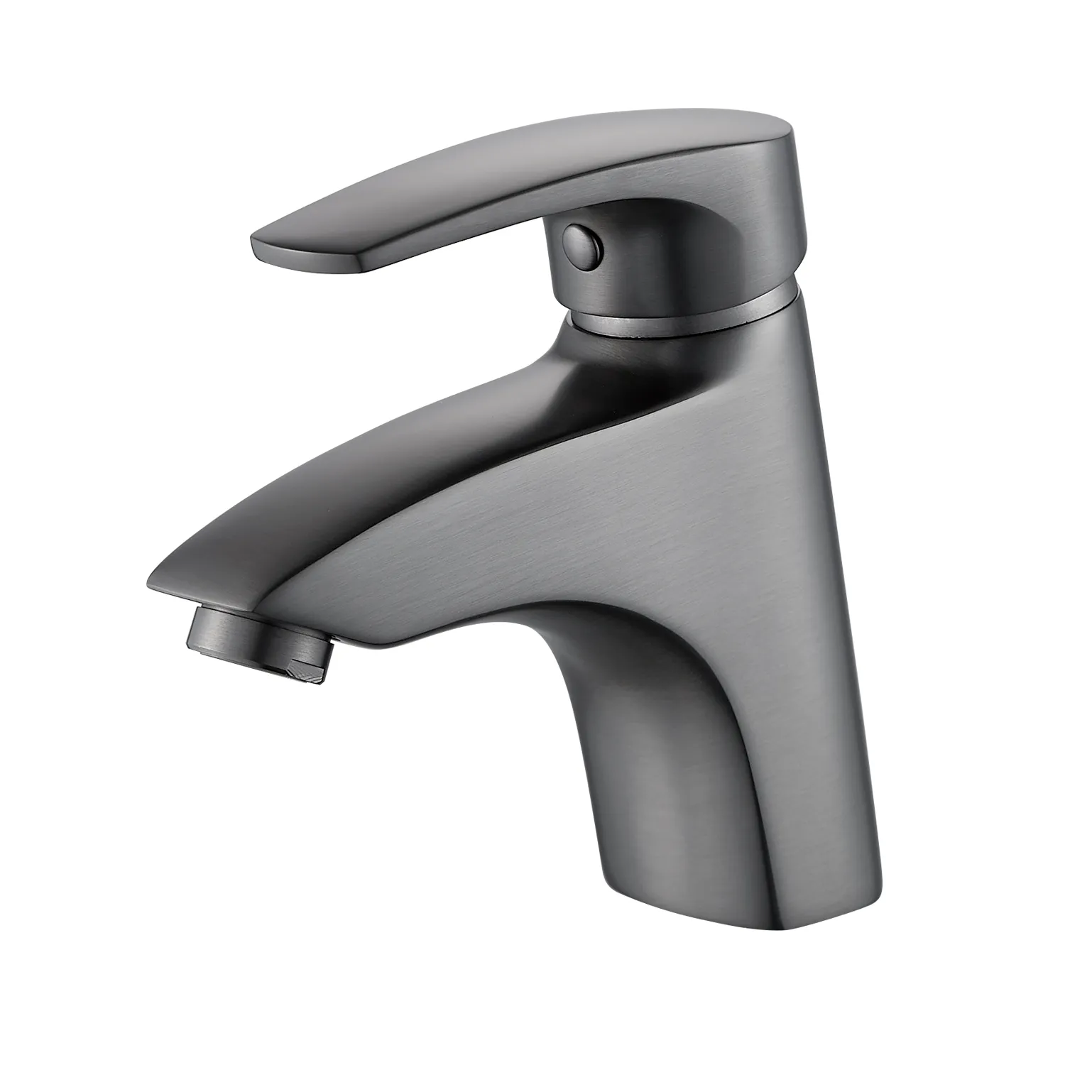 Смеситель для раковины Shevanik S5001T, оружейная сталь