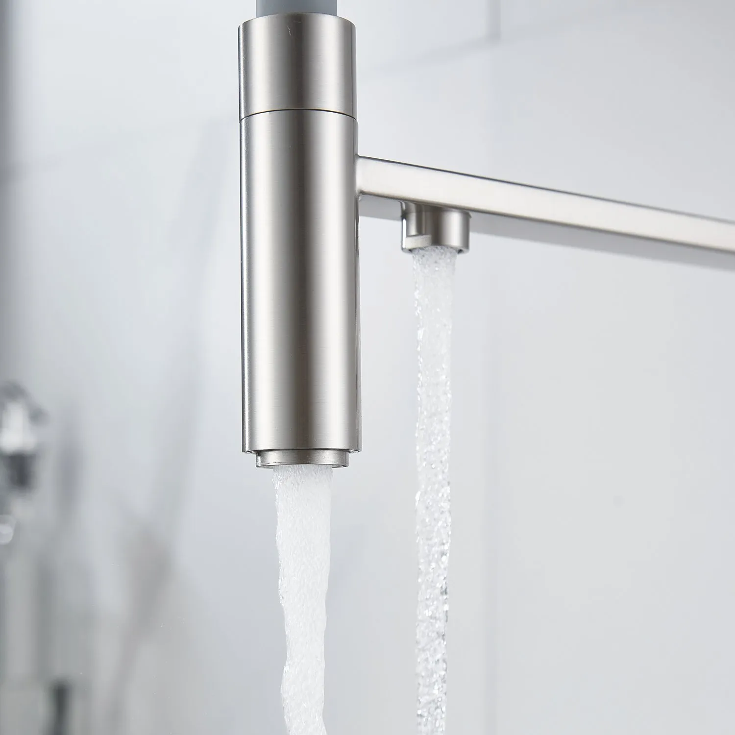 Смеситель для кухни с подключением фильтра Shevanik S178L, сатин