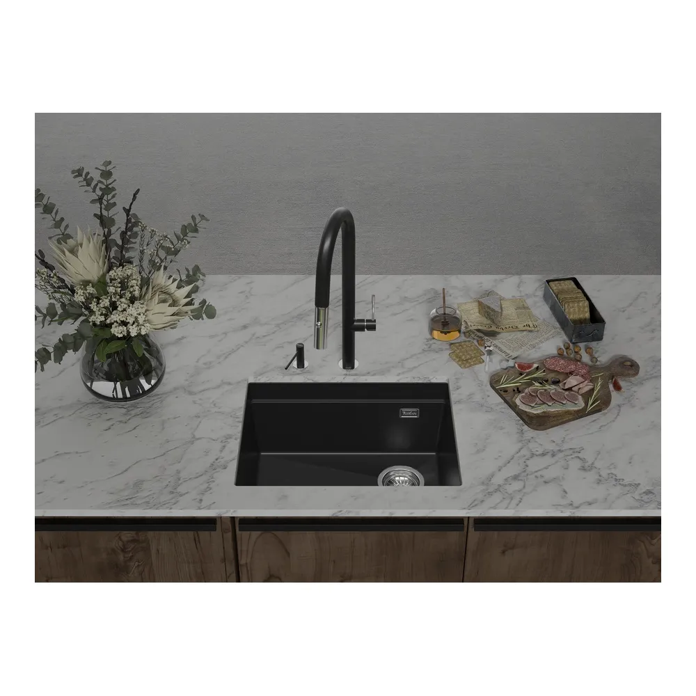 Кухонная мойка Rivelato LINO LN-554-R черный