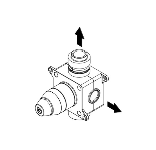 Внутренняя часть Ritmonio назначение-для проточного запорного крана, не окрашен (PM00405)