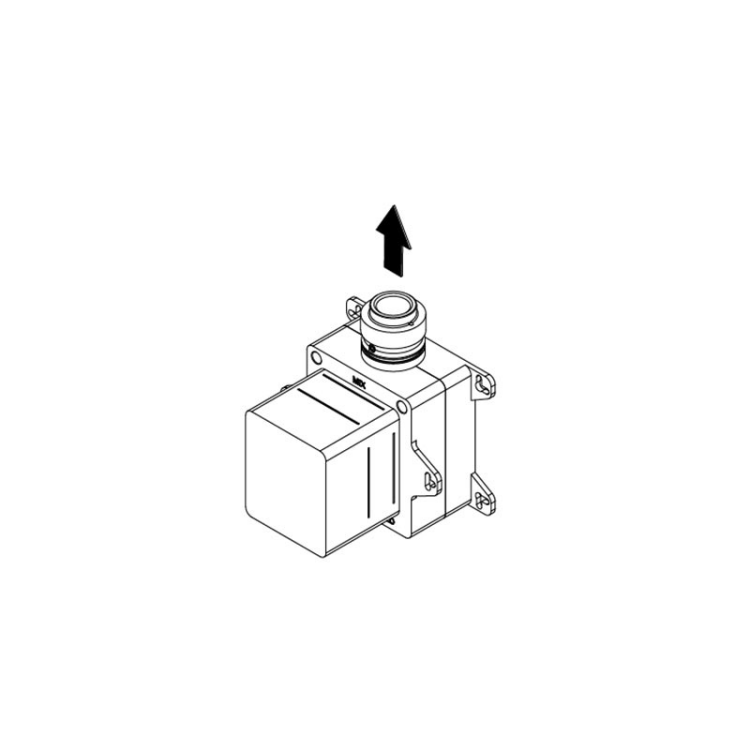 Внутренняя часть Ritmonio назначение-смеситель для душа термостатический, не окрашен (PM0030G)
