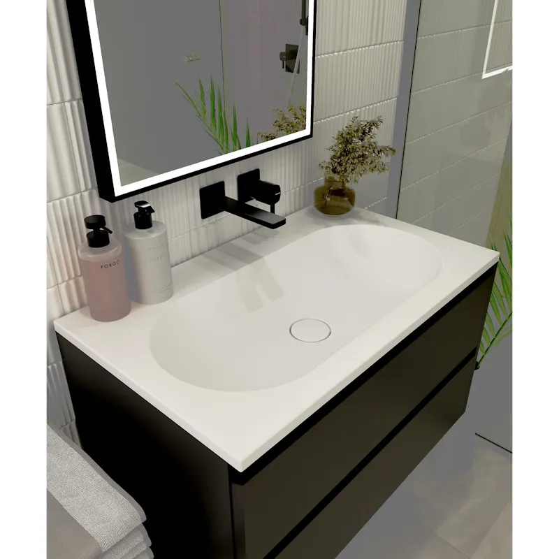 Раковина Florentina Гавана 80 см 10.260.00800.001, белая