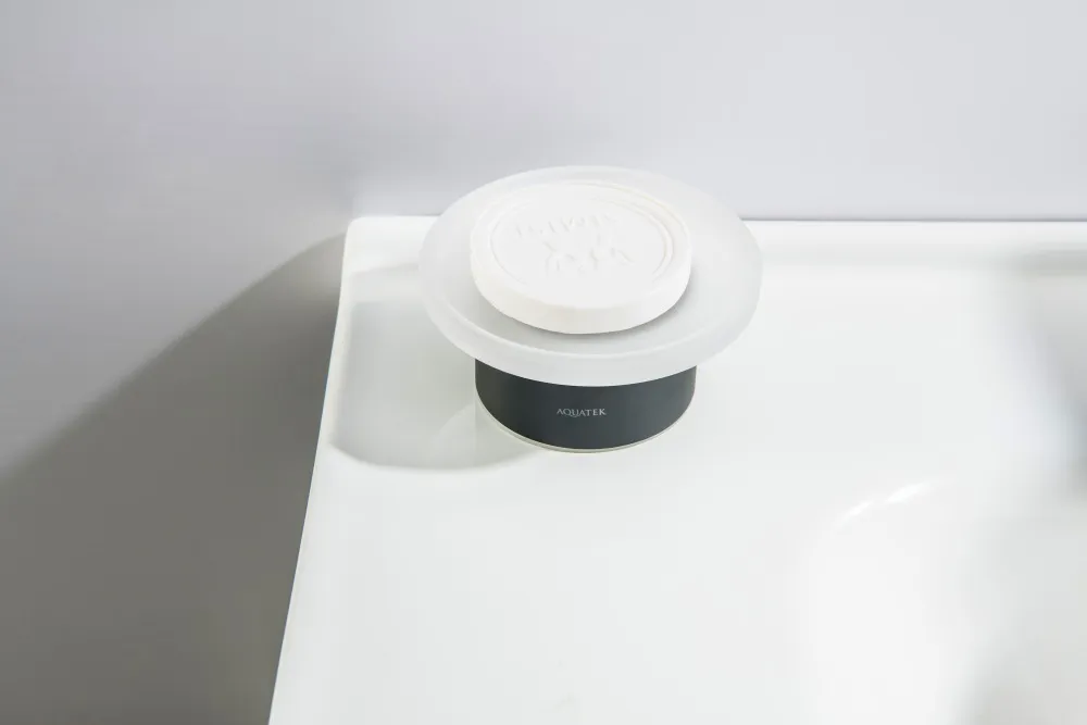 Мыльница AQUATEK ЛИРА, настольная, матовый черный AQ4426MB