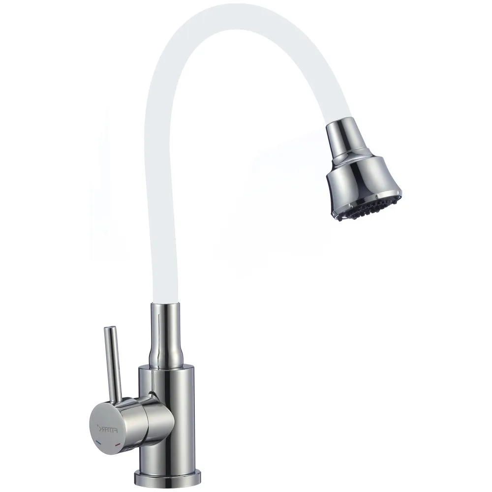 Смеситель для кухни с гибким изливом и режимом душ Fmark FS8288A-02, хром